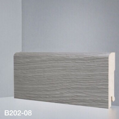 DeARTIO B 202-08 Дуб серый брашированный Плинтус МДФ под дерево 16x80x2050