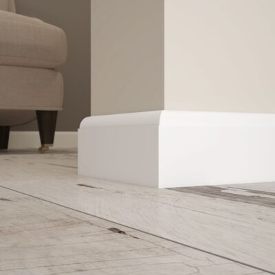 Ultrawood Base 0011 Плинтус напольный ЛДФ под покраску 22x102x2440