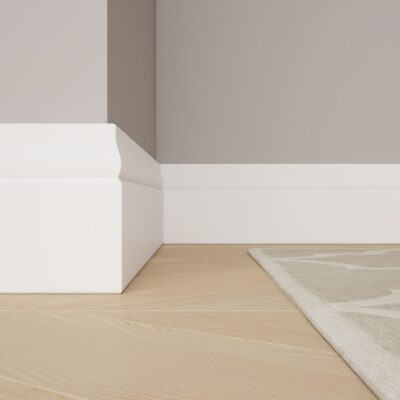 Ultrawood Base 5748 Плинтус напольный ЛДФ под покраску 9x83x2440