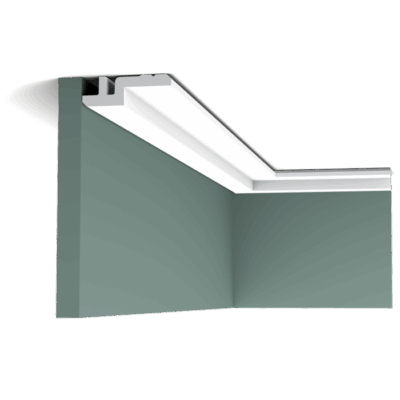 Orac Decor C394 STEPS Карниз потолочный Полиуретан 31x95x2000